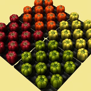 sweet pepper 3d max