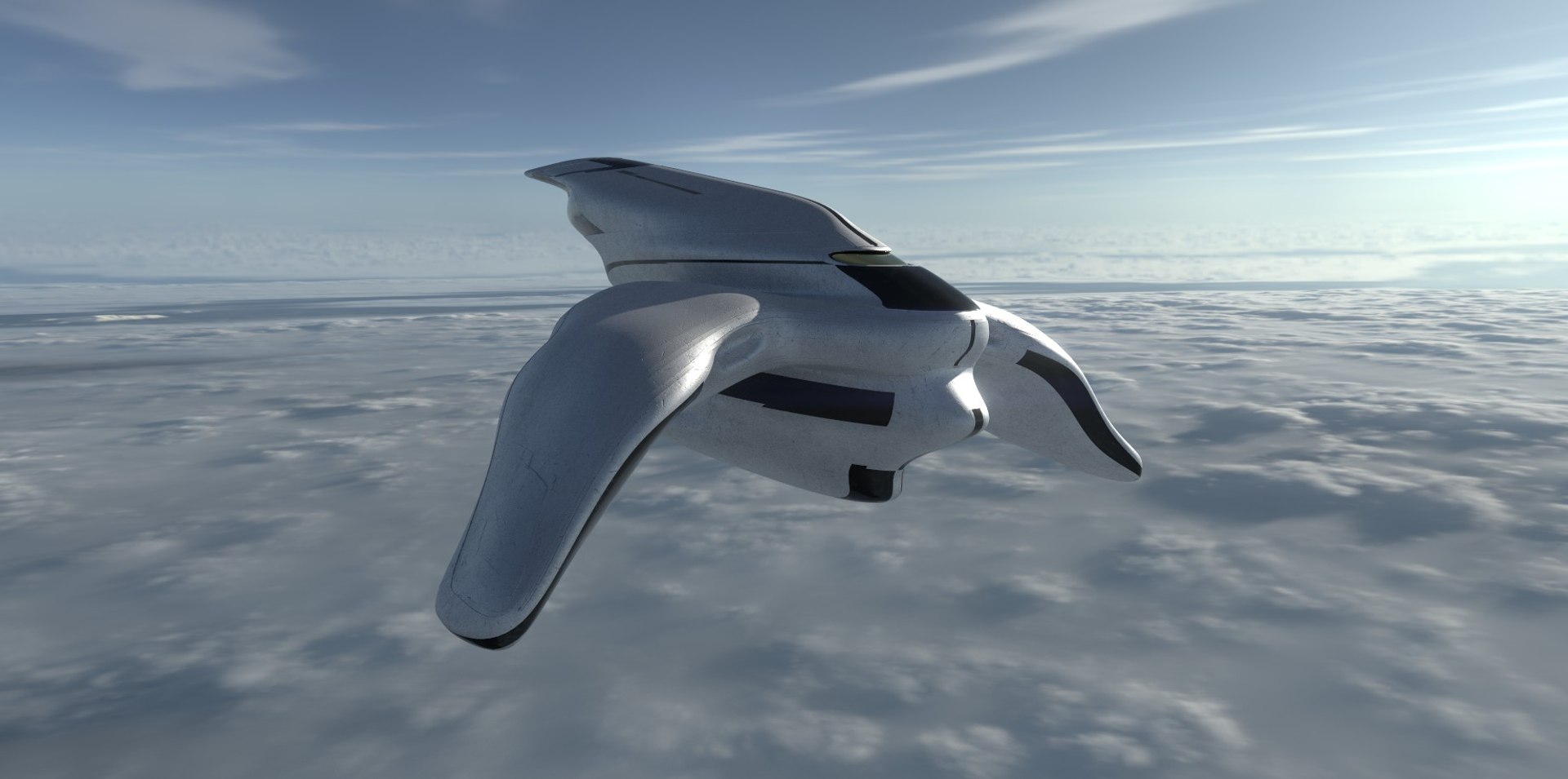 Bomber Spaceship 3D Model - TurboSquid 2240132