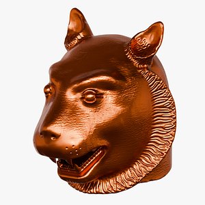 Tiger Bronze Head Old Summer Palace China Statue Zodiac
