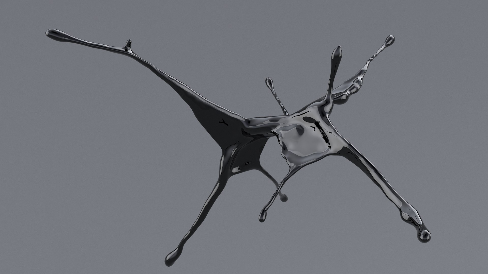 Abstract Liquid Splash 7 07 model - TurboSquid 1720235