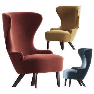 3D wingback micro chair tom dixon model