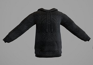 black hoodie