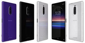 3D sony xperia 1 colors