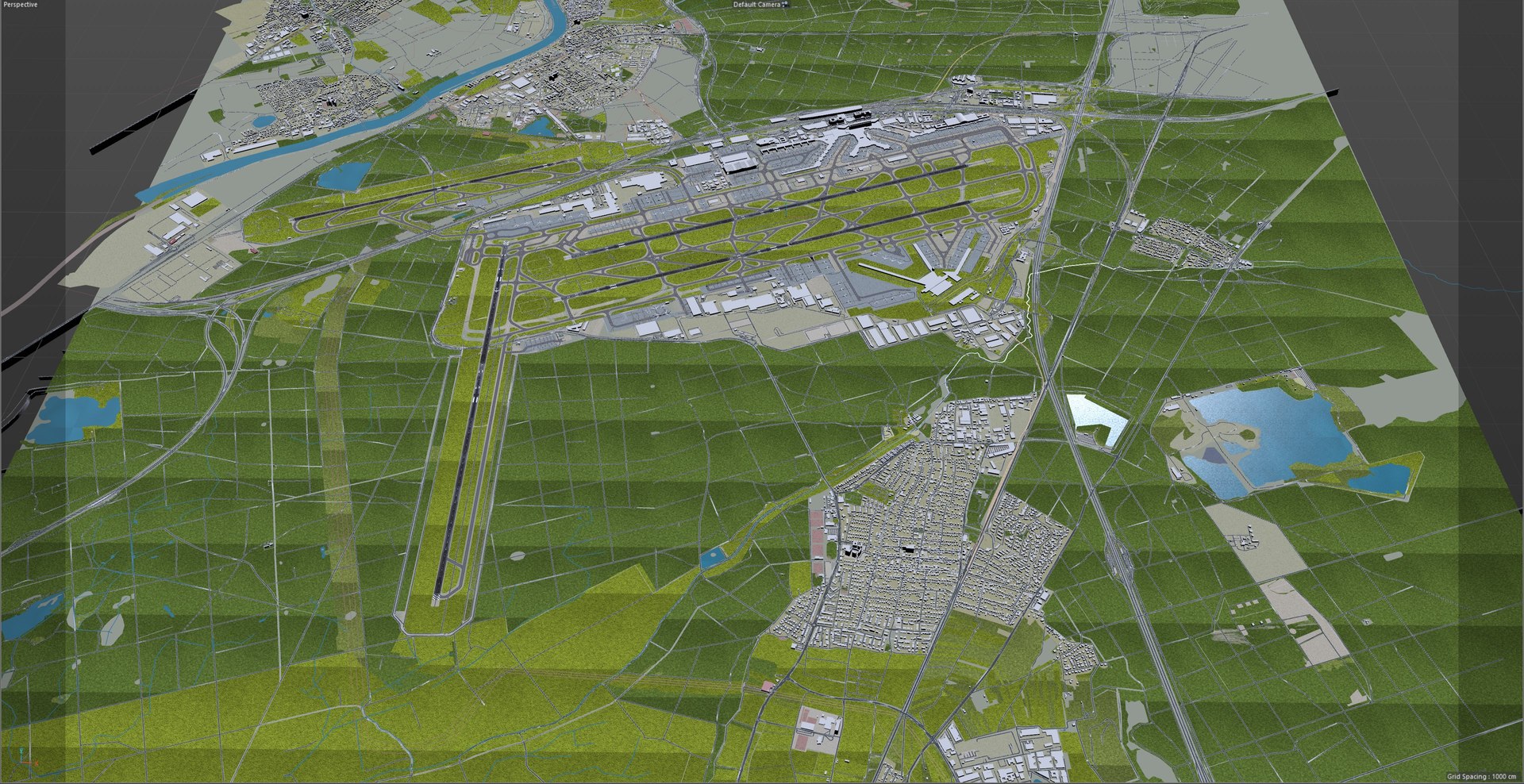 3D Frankfurt Airport Germany Model TurboSquid 2005183