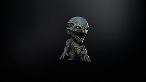 3D ChibiMonster5Pack2