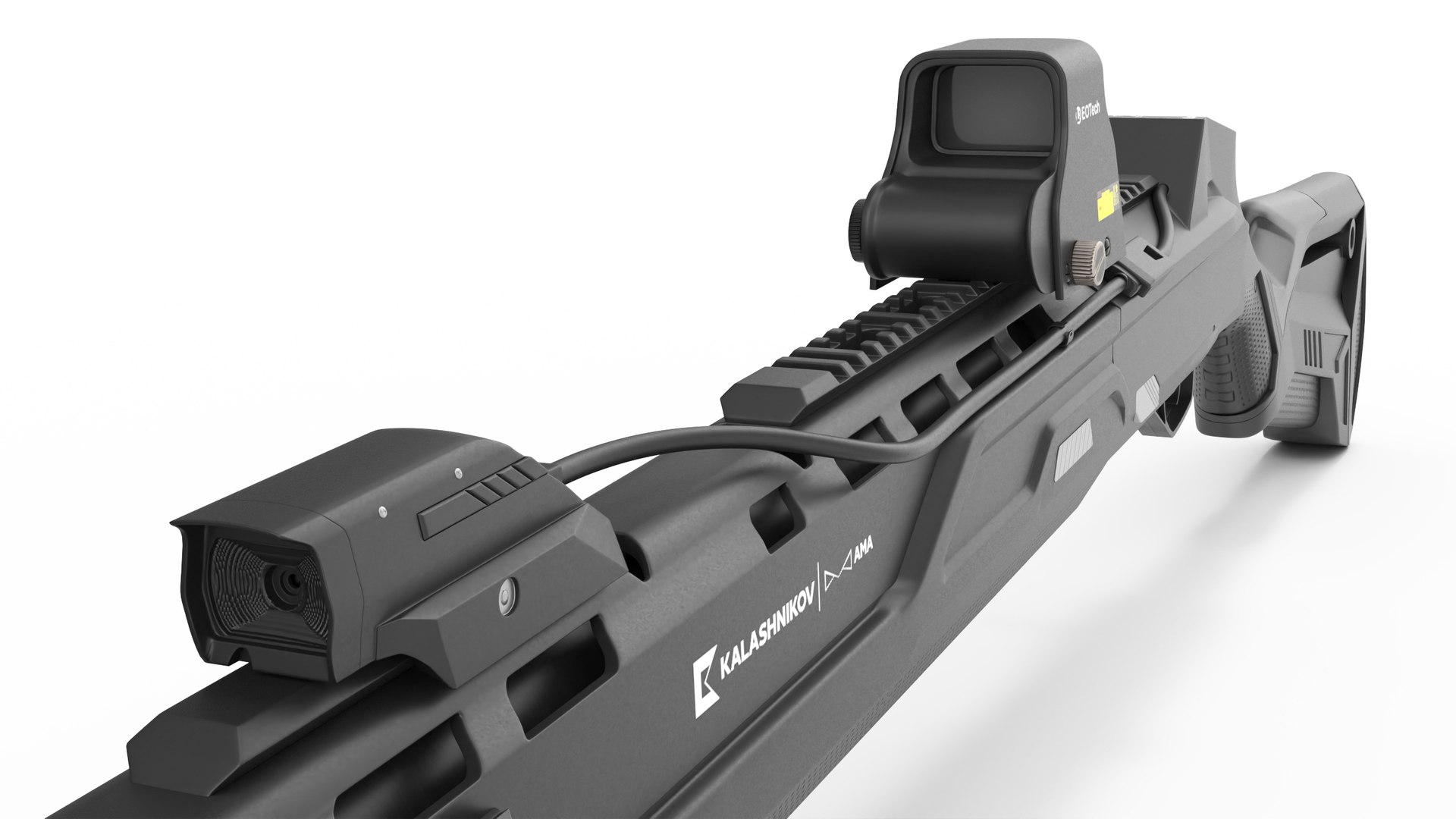Kalashnikov Shotgun MP 155 Ultima Black 3D Model - TurboSquid 2101940