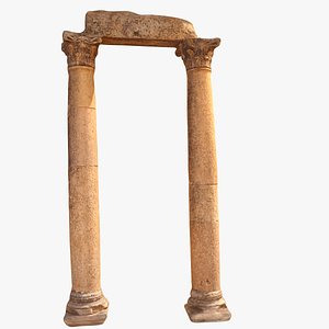 3d columns ancient roman