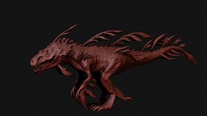 dragon sea seaweed 3D model