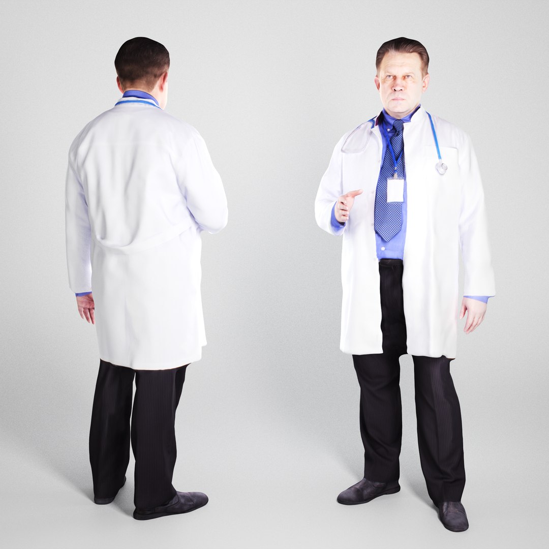 Adult Medical Doctor 3D Model - TurboSquid 1567955