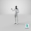 Tesla Bot Pointing Pose