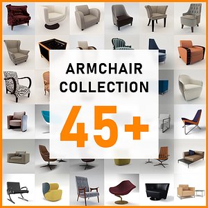 3D armchair model