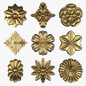 Ornament Element Pack 14 3D model