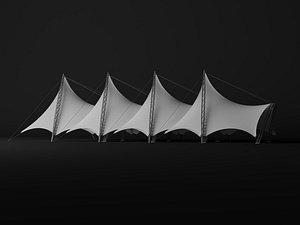 Modern Tensile Membrane Structures Canopy