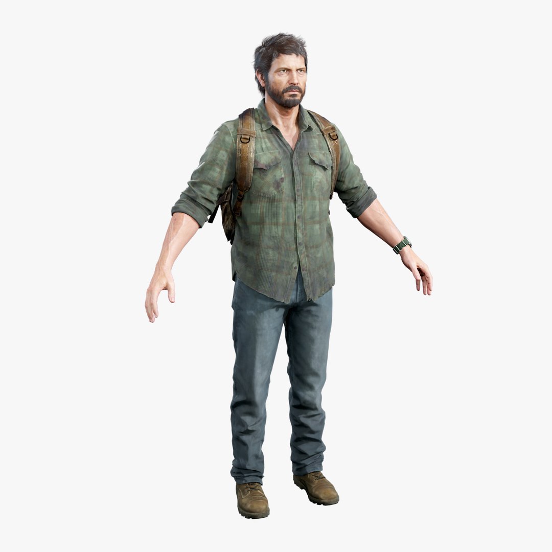 Joel The Last Of Us 3d Model Turbosquid 2034607