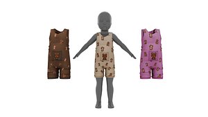 Toddler Bear Romper Outfit