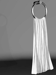 3d model towel hung