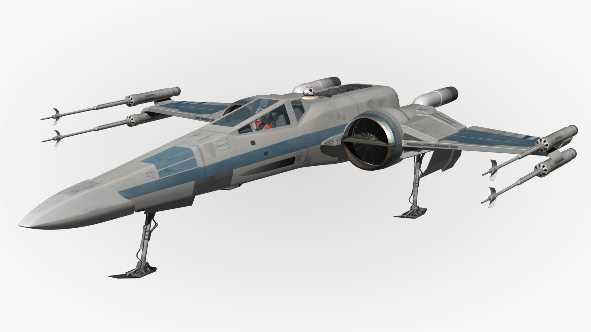 3d model star episode vii