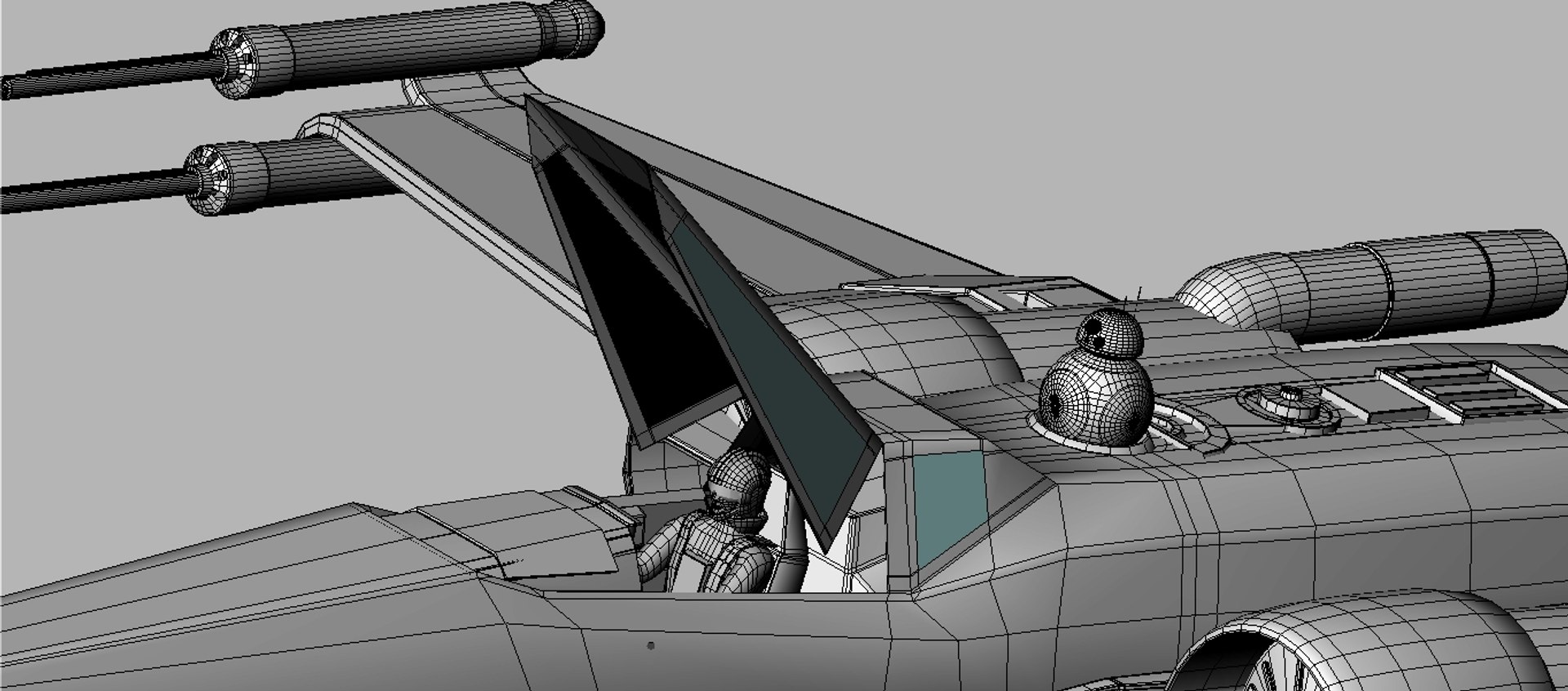 3d model star episode vii