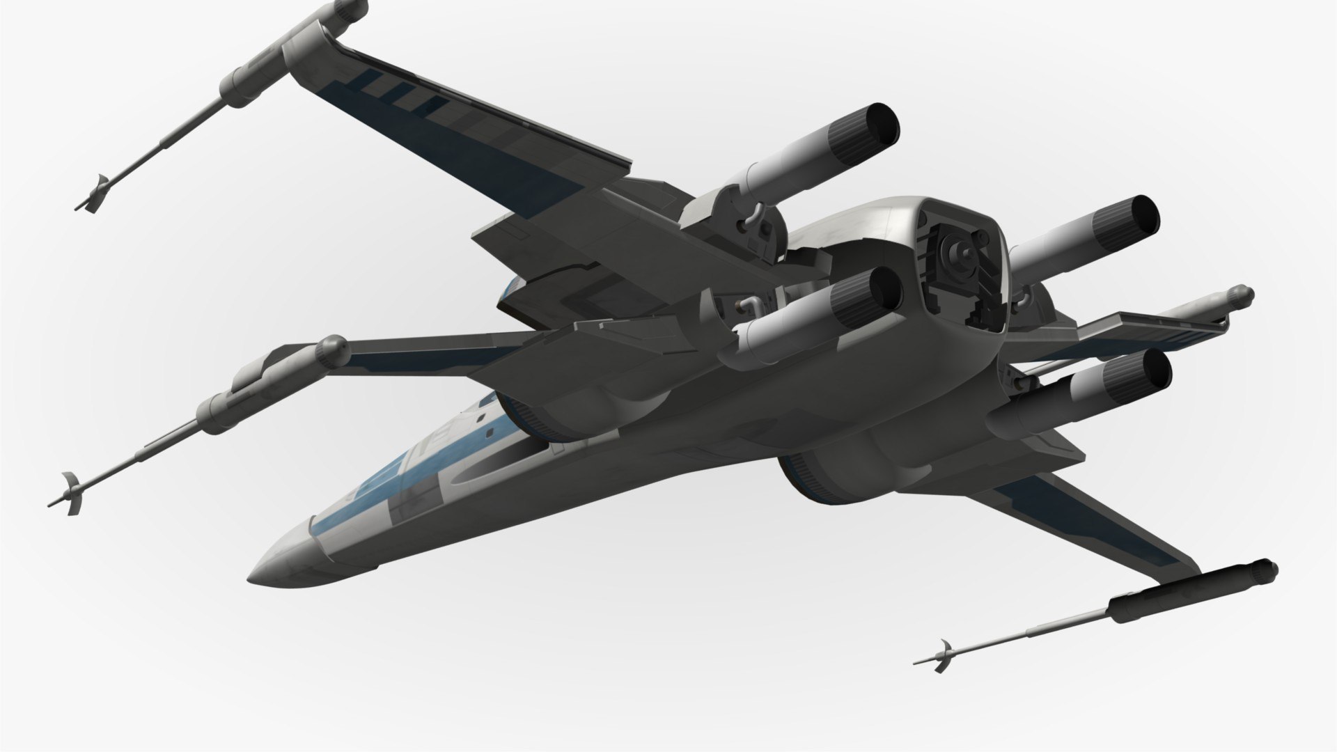 3d model star episode vii