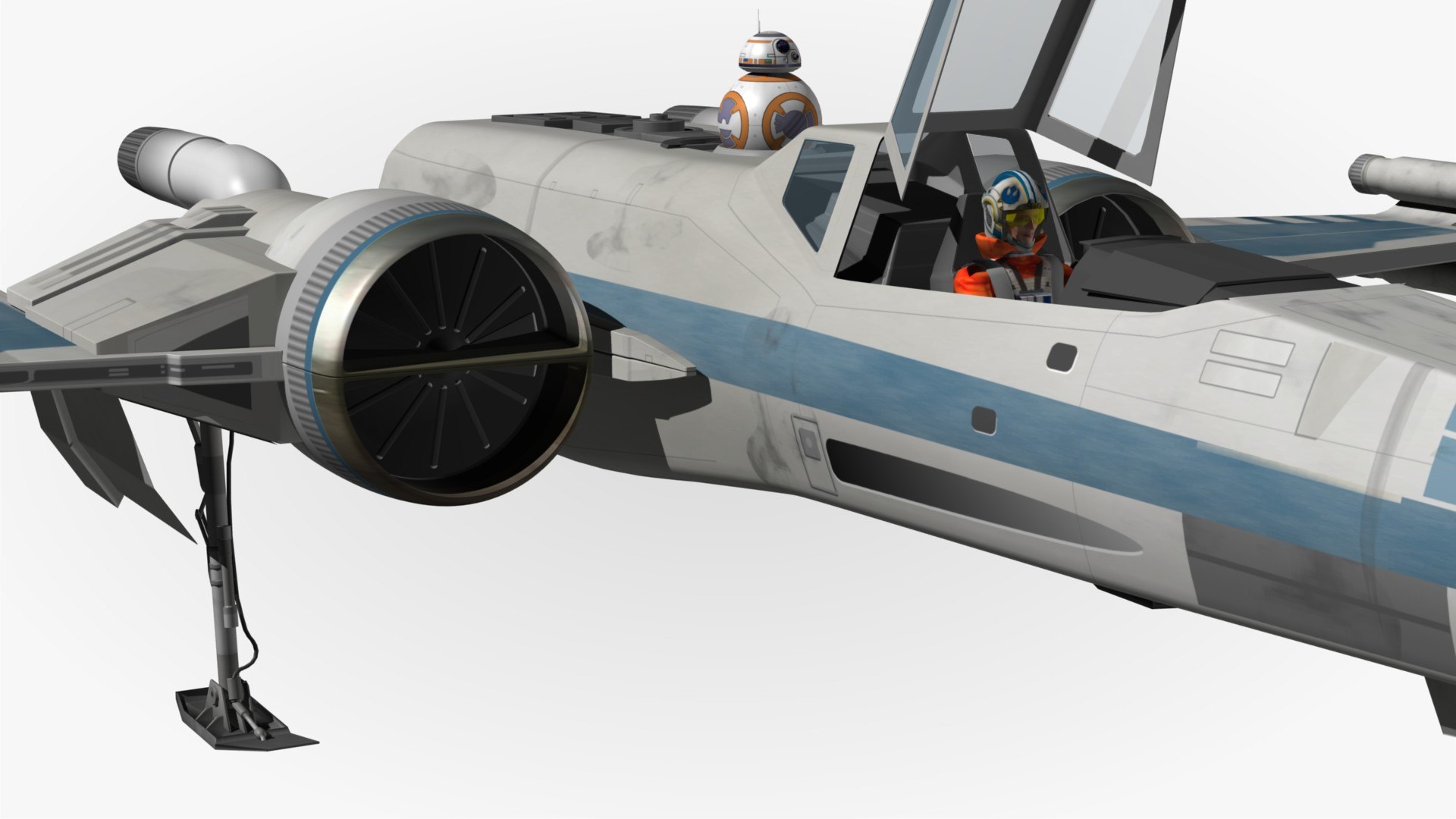 3d model star episode vii