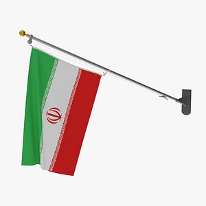3D Wall Flag Iran T2