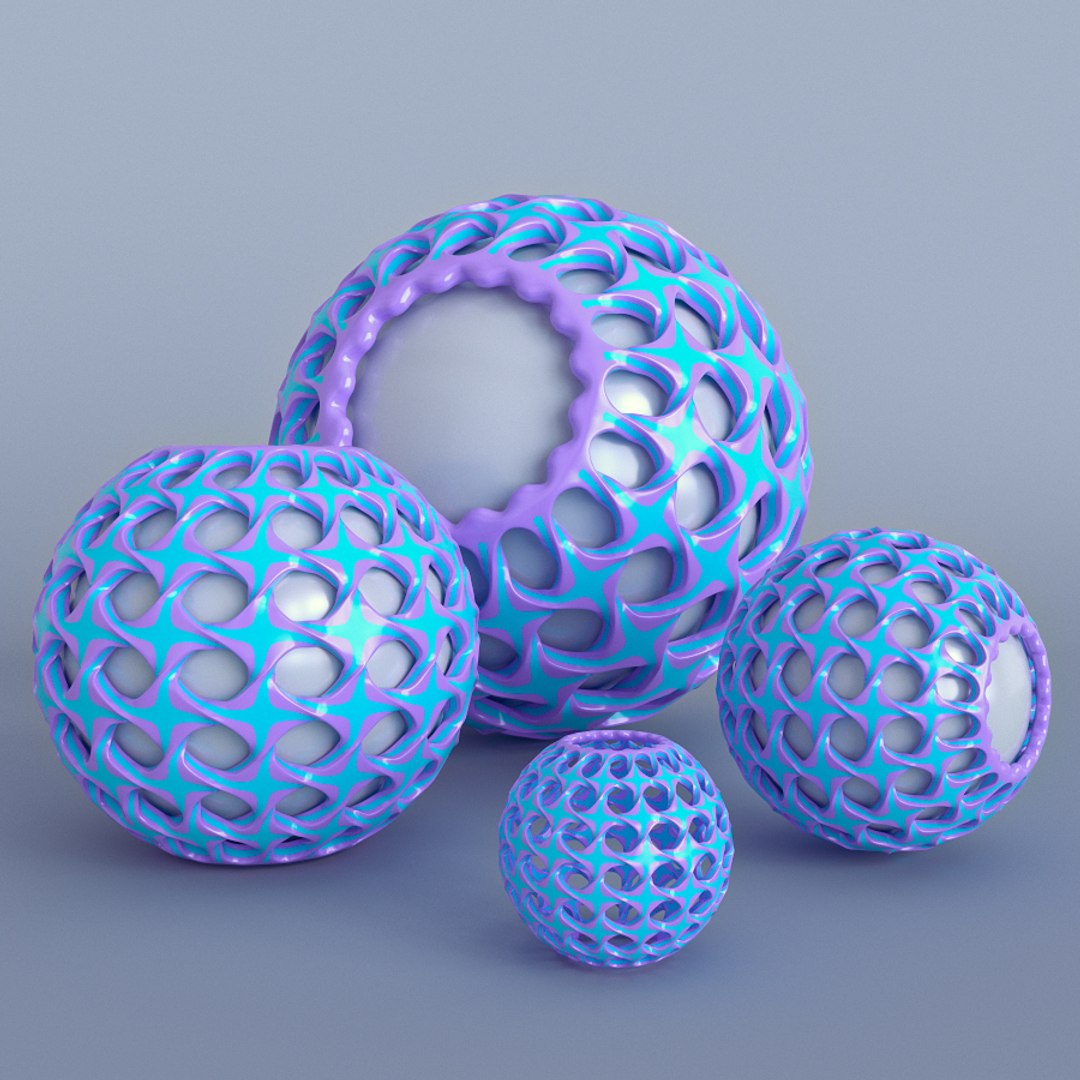 3D Abstract Ball Model - TurboSquid 1766077