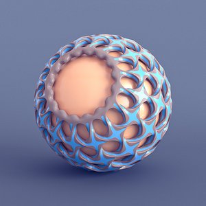 3D abstract ball model