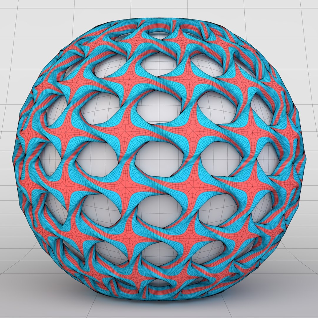 3D Abstract Ball Model - TurboSquid 1766077