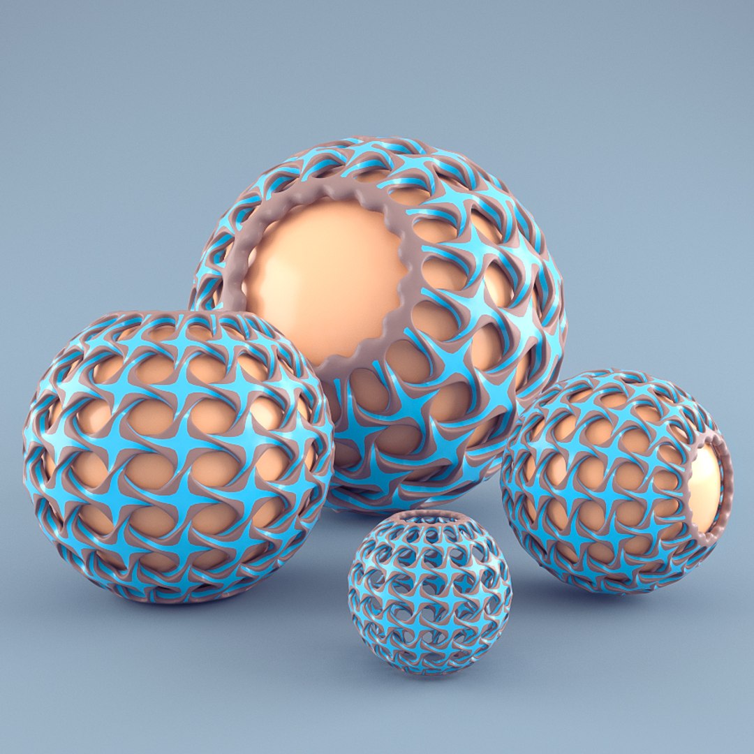 3D Abstract Ball Model - TurboSquid 1766077