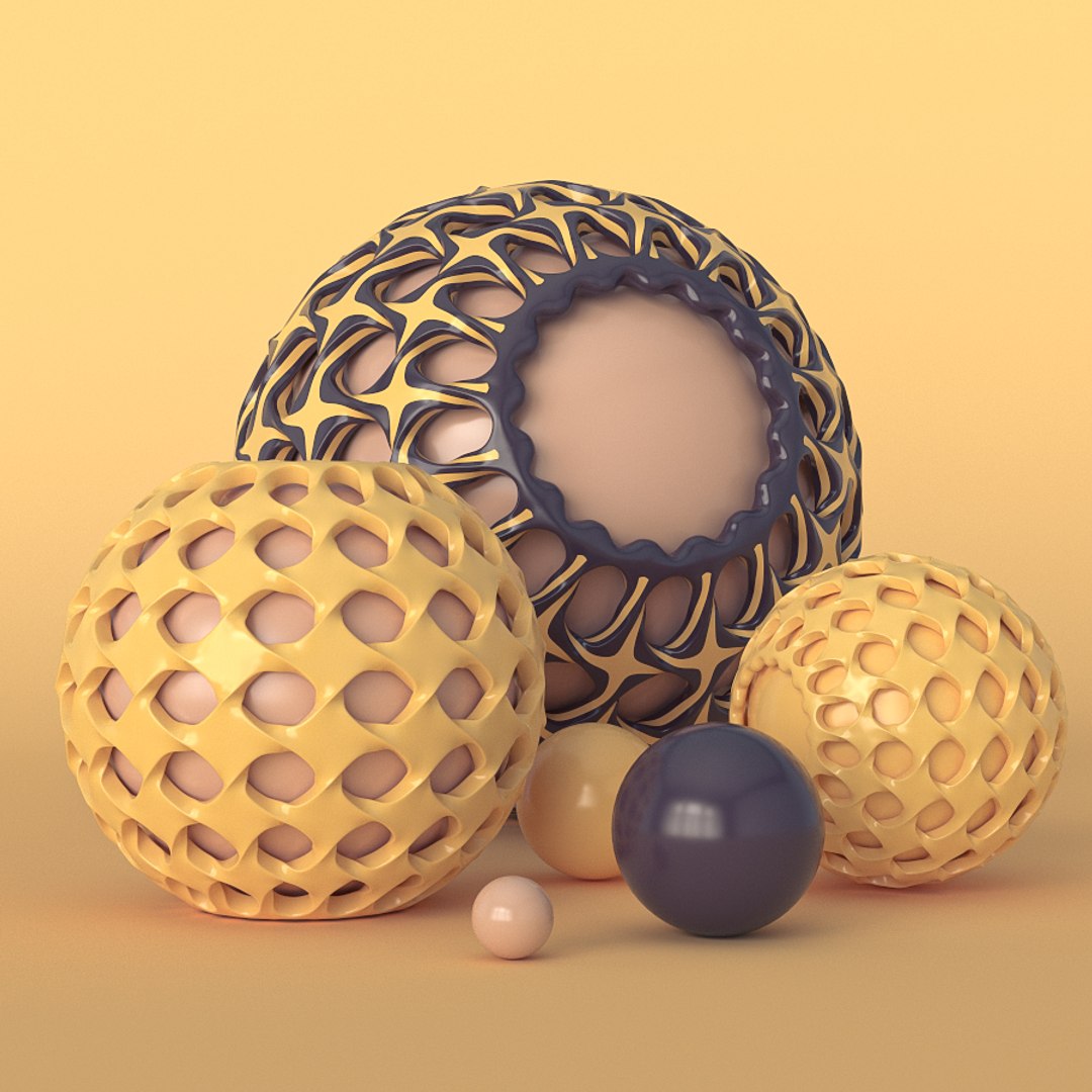 3D Abstract Ball Model - TurboSquid 1766077