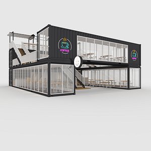 Container Cafe 3 model