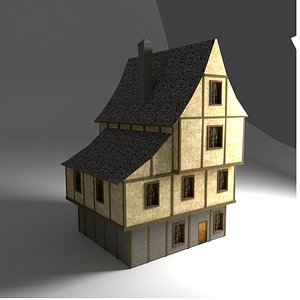 tudor style ready house 3d x