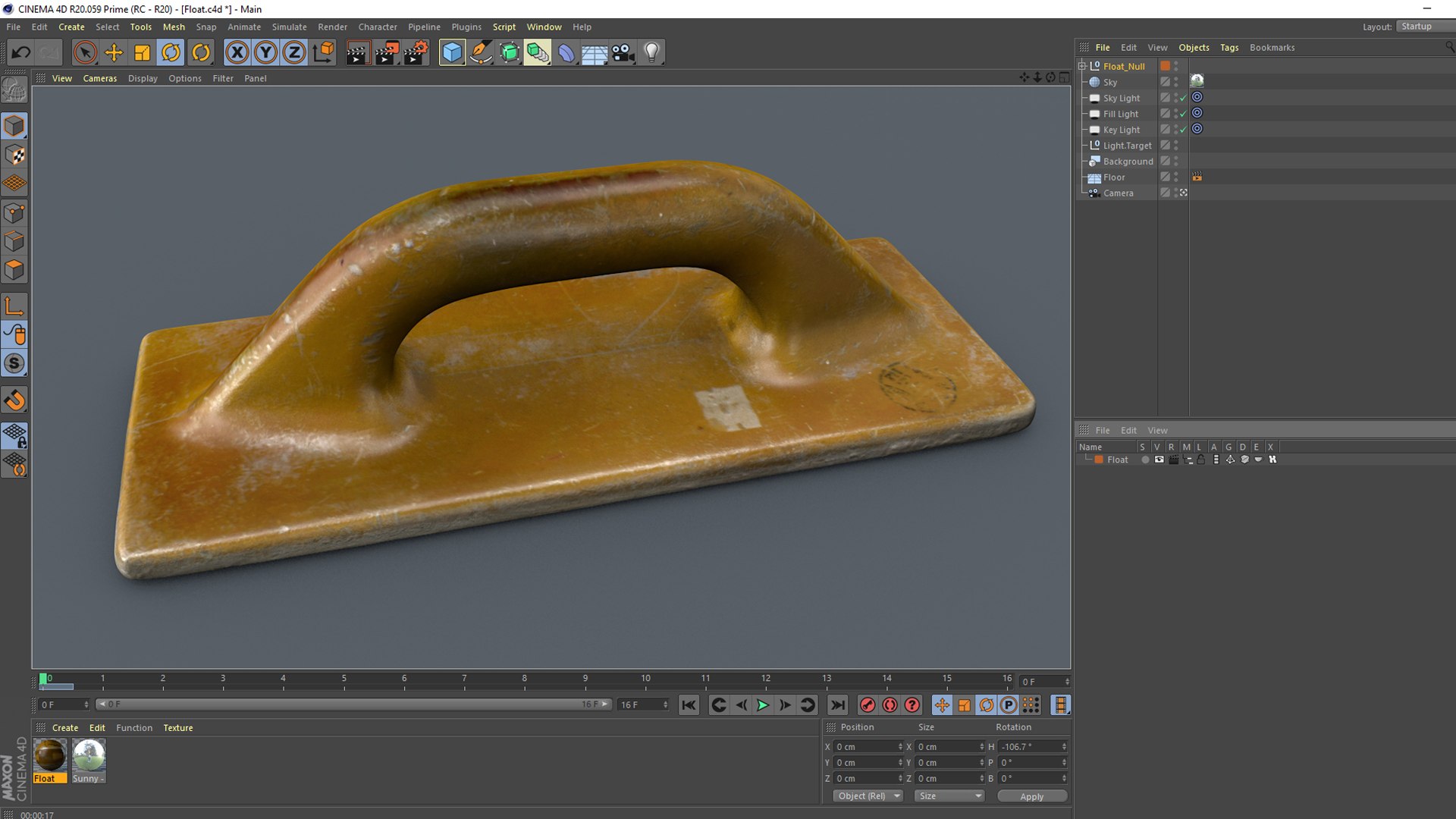3D Plastering Float - TurboSquid 1472133