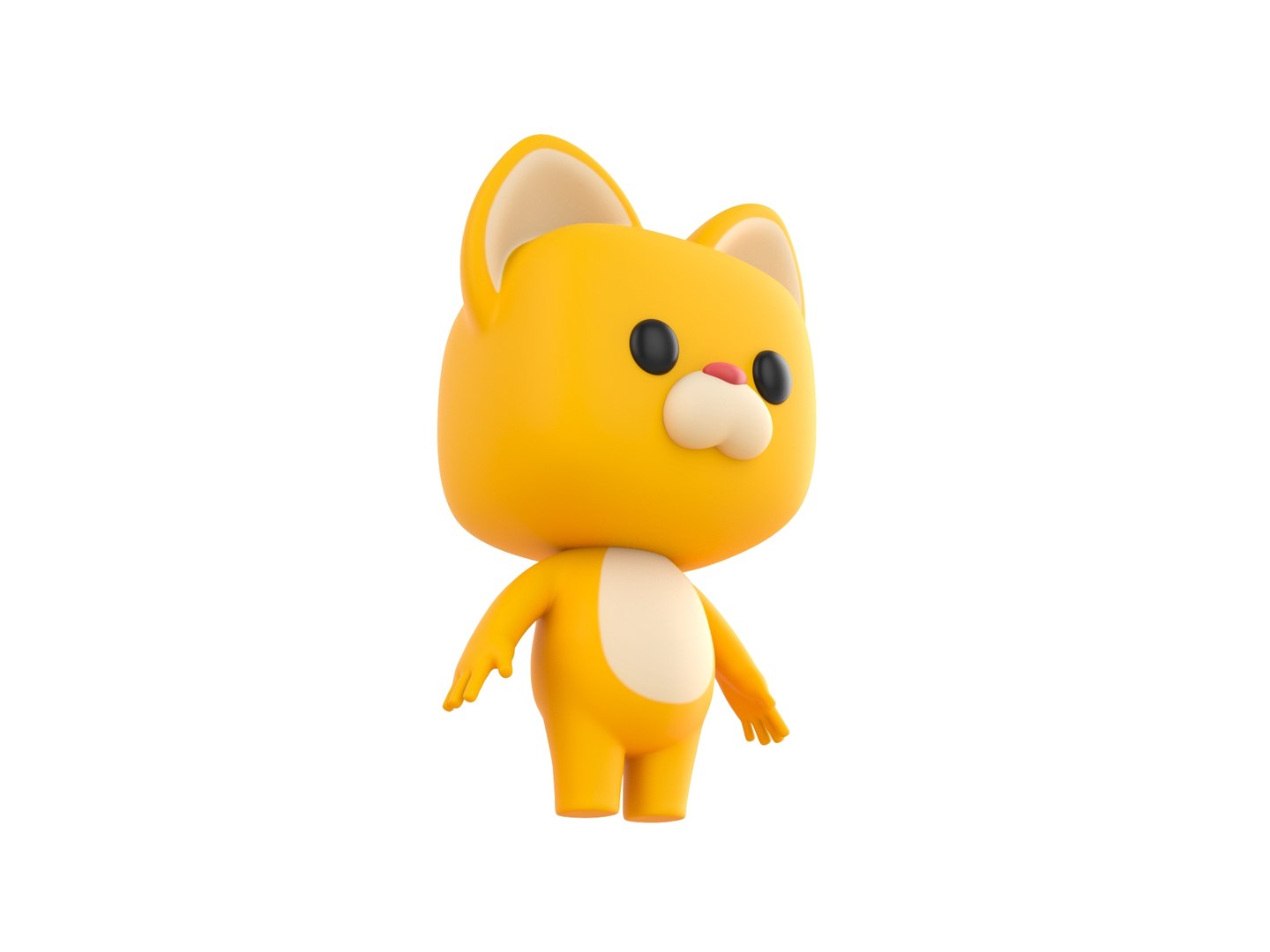 Cartoon Cat 3D - TurboSquid 2000697