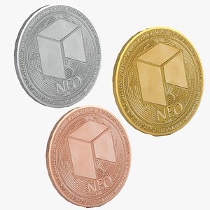 NEO Coins Bundle 3D model