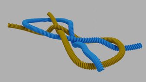 Sailing knot OBJ 3D model