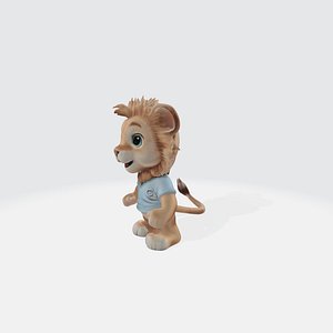 3D Lion Cub Plush