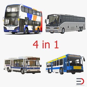 buses 2 bus mta 3d model