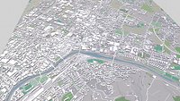 Cityscape Prato Florence Italy