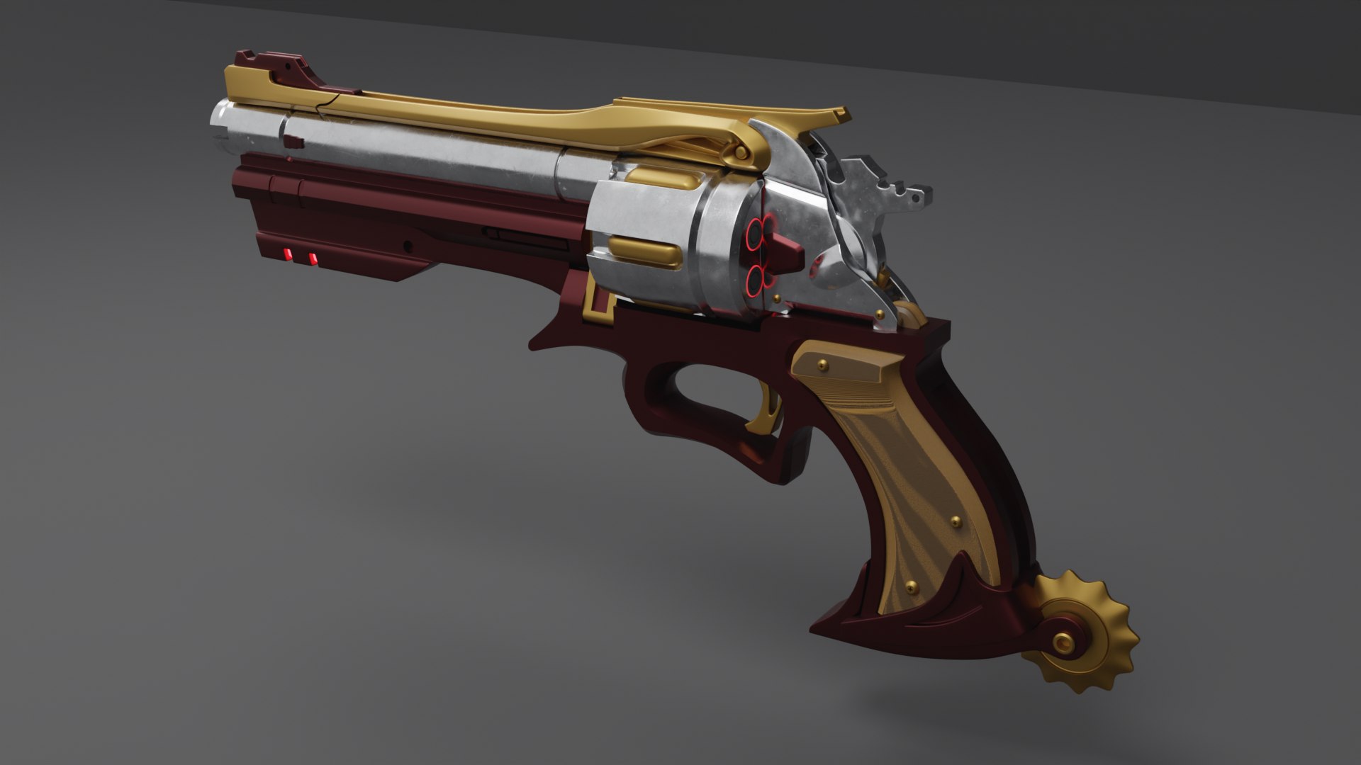 Revolver Gun Model - TurboSquid 1562004