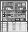 Versailles Bookcase with Ladder in black. Maisons du monde