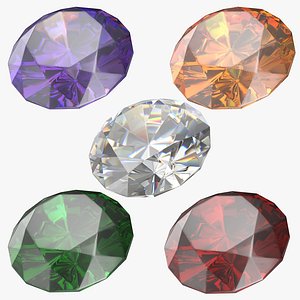 Collection Jewelry 5 in 1 3D model