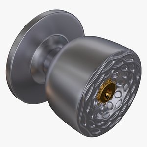 3d model door lock