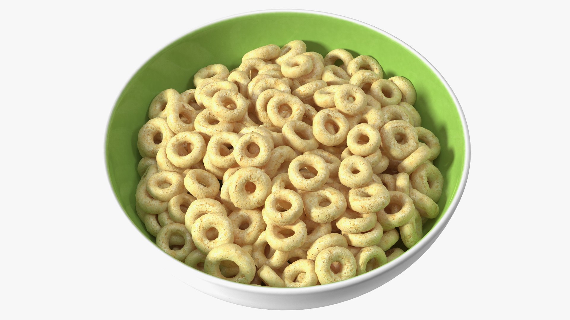 Oats Cereals Rings Breakfast 3D model preview