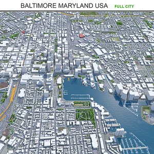 Baltimore City in Maryland