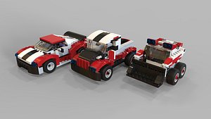 lego car pack 3D