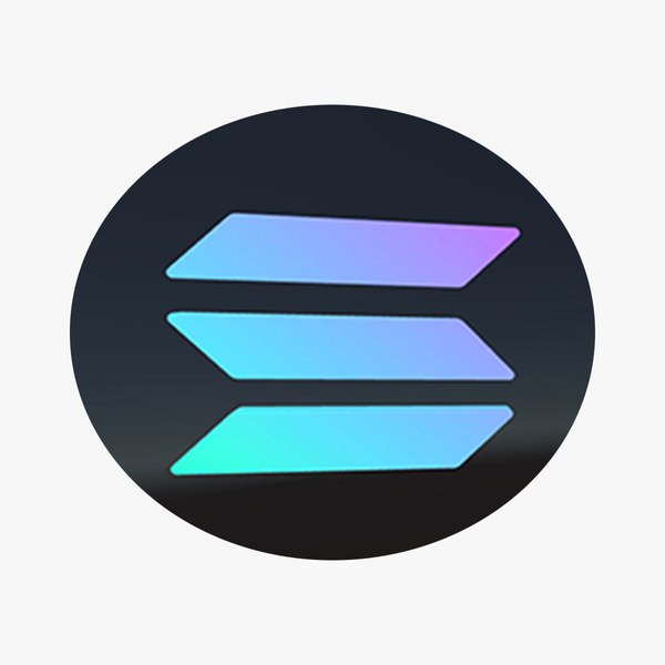 Solana coin 3D