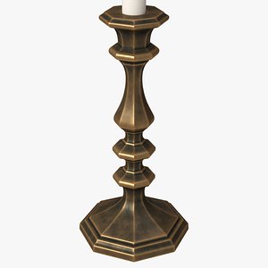 bronze candelabra 3D model