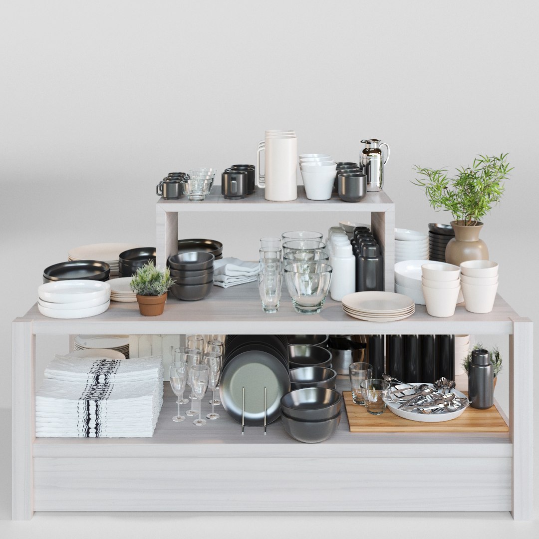 3d model kitchens turbosquid 1702495