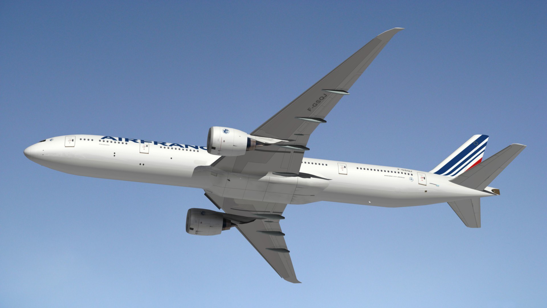 Boeing 777 300ER Air France 3D Model - TurboSquid 1895311